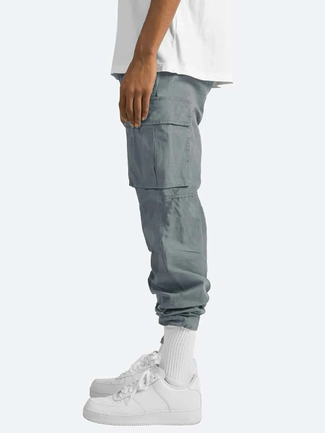Mens Cargo Pants Straight Casual Trendy Loose Slim Fit Joggers Sweatpants Outdoor Lightweight Athletic Walking Trouser