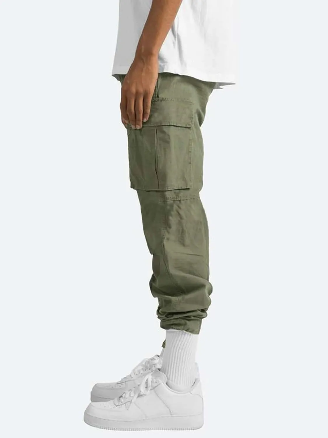 Mens Cargo Pants Straight Casual Trendy Loose Slim Fit Joggers Sweatpants Outdoor Lightweight Athletic Walking Trouser