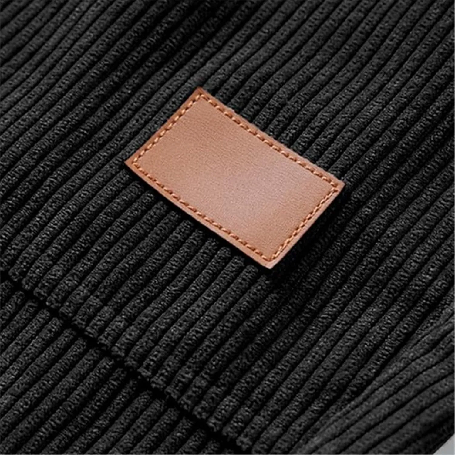 Men's Casual Corduroy Sweatpants Loose Fit Drawstring Elastic Waist Jogger Pants Baggy Sport Cargo Pants with Pockets