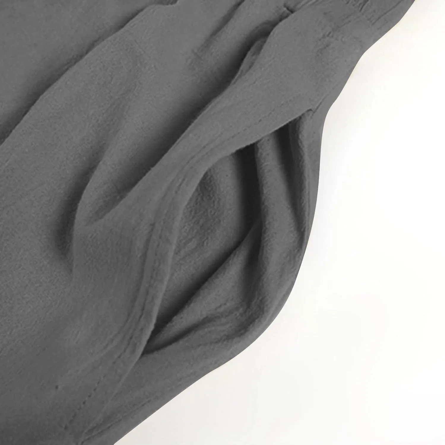 Mens Casual Linen Pants Loose Fit Drawstring Beach Pants with Pockets Lightweight Summer Clothes for Vacation
