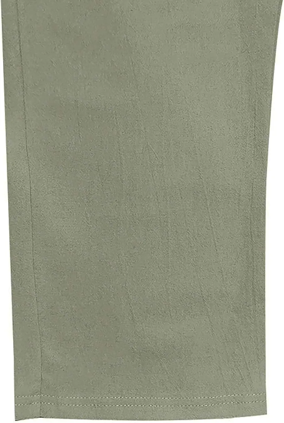 Mens Cotton Linen Pants Casual Elastic Waist Summer Beach Pants Lightweight Breathable Yoga Vacation Dress Trousers