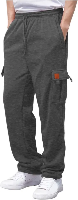 Mens Fashion Pants with Multi-Pocket Mens 2023 Classic Fit Fashion Work Trousers Hiking Outdoor Joggers Cargo Pants