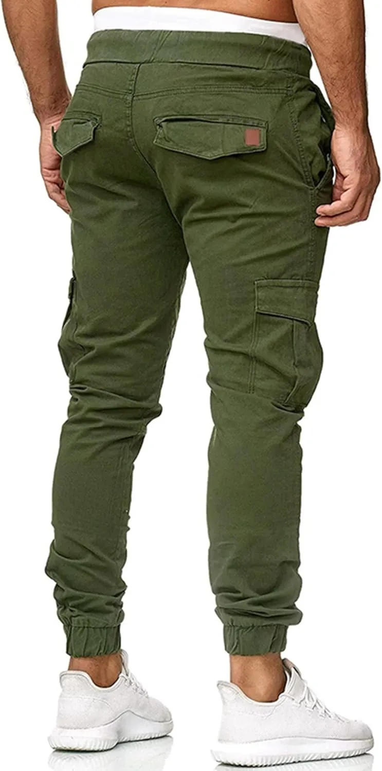 Men's Hiking Trousers Outdoor Lightweight Fishing Work Cargo Pants Walking Trousers Jogging Running Trousers