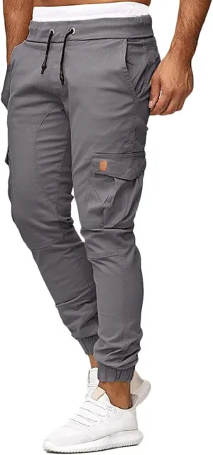 Men's Hiking Trousers Outdoor Lightweight Fishing Work Cargo Pants Walking Trousers Jogging Running Trousers