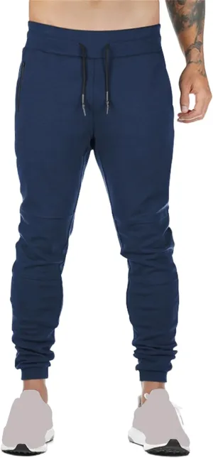 Mens Lightweight Athletic Pants Joggers Slim Fit Stretch Pant Workout Gym Sweatpants Casual Drawstring Trousers 2025