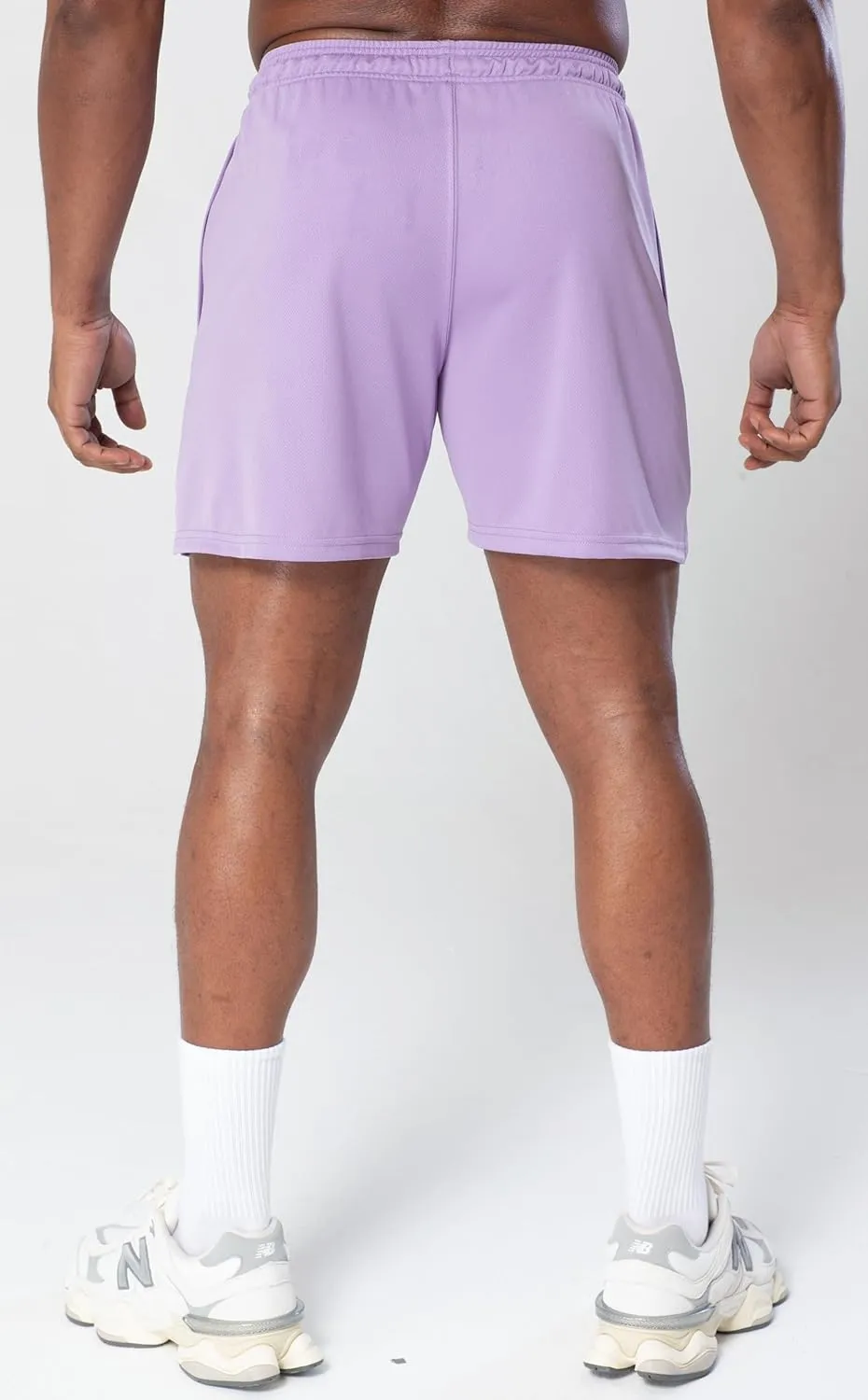 Men's MMXIX Mesh Gym Shorts with Zipper Pockets 6"
