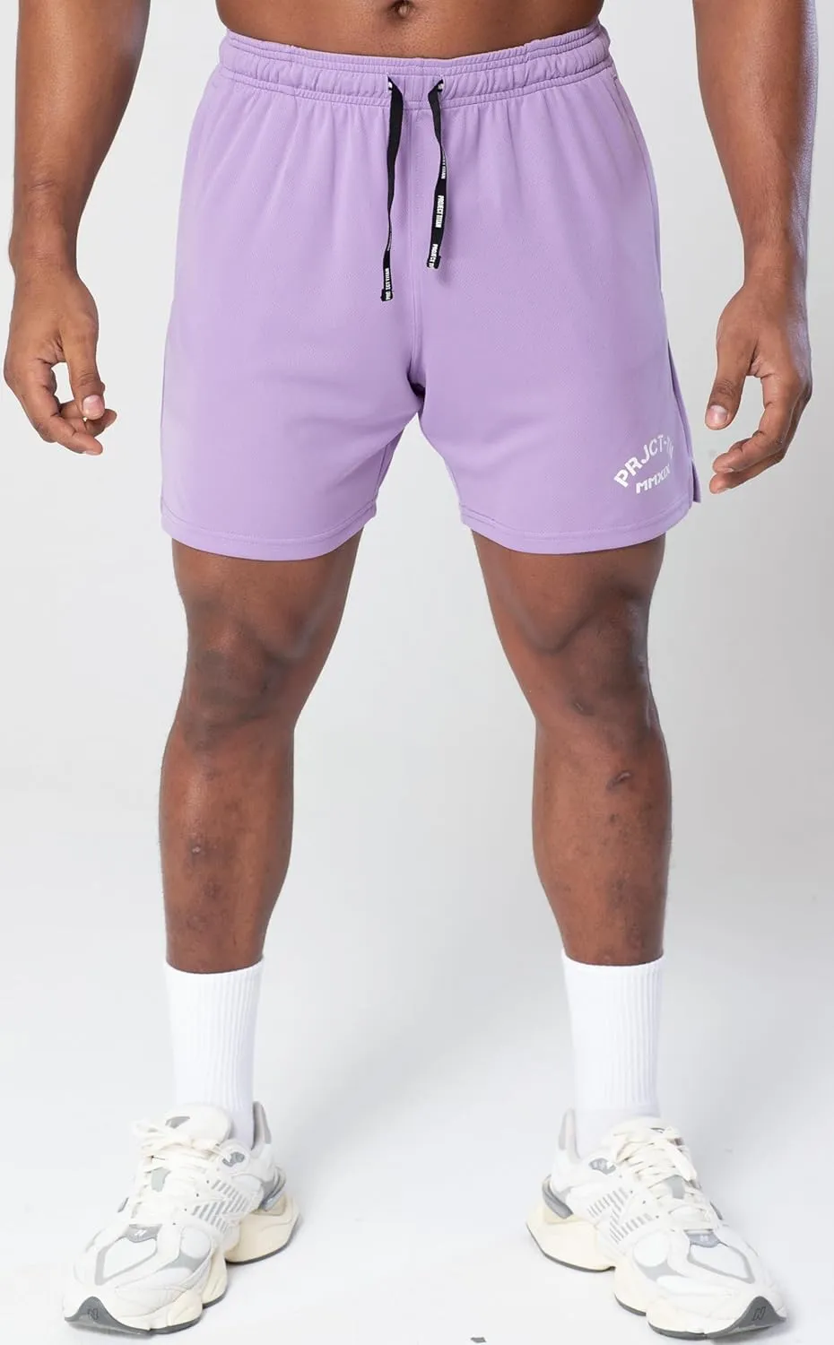 Men's MMXIX Mesh Gym Shorts with Zipper Pockets 6"