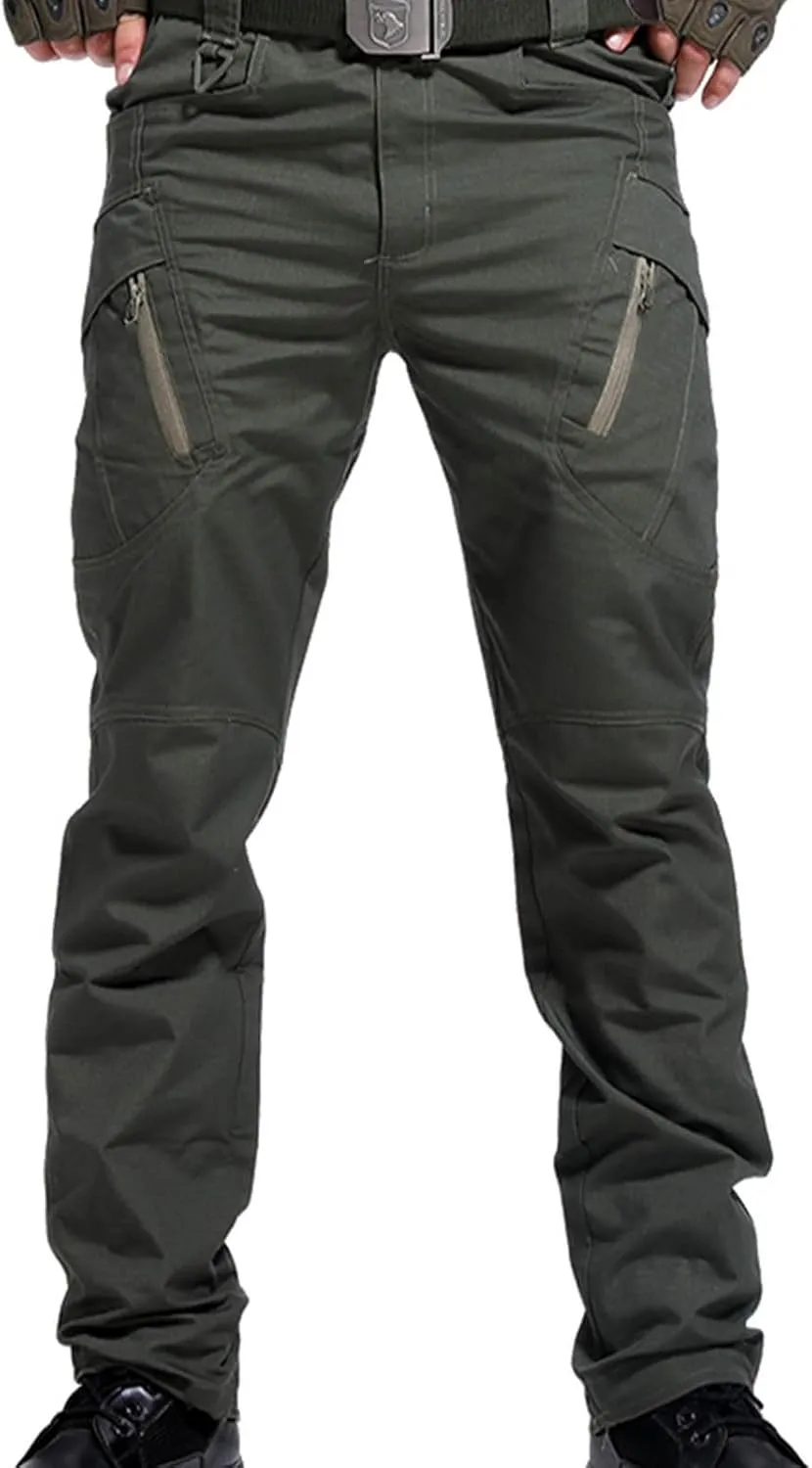 Men's Outdoor Cargo Pant Military Tactical Work Pants Casual Stretch Combat Trousers Hiking Jogger Pant with Pockets