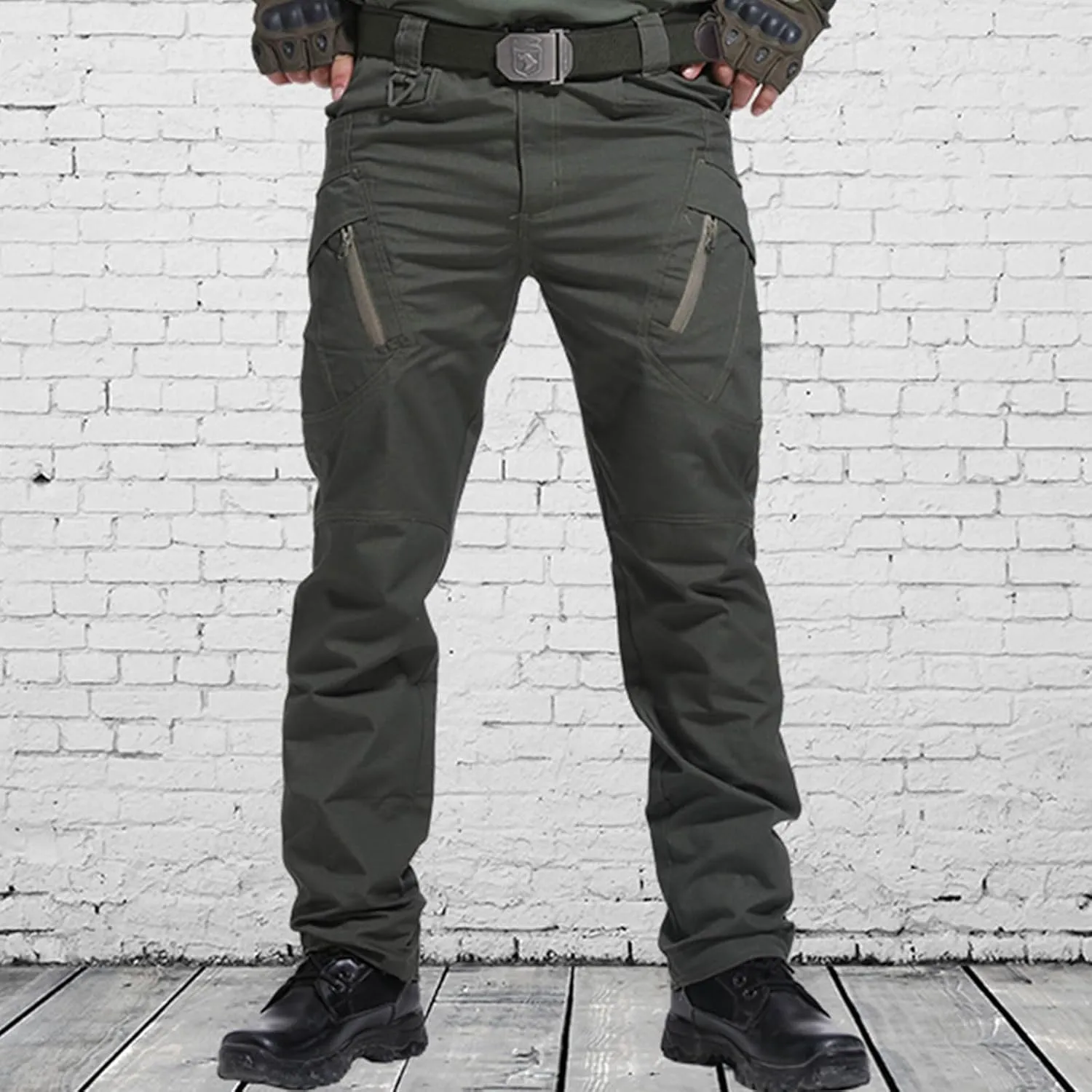 Men's Outdoor Cargo Pant Military Tactical Work Pants Casual Stretch Combat Trousers Hiking Jogger Pant with Pockets