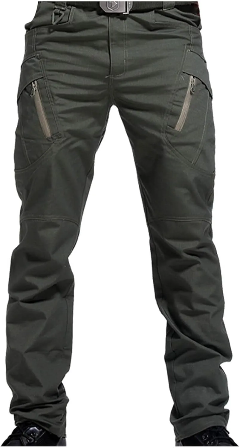 Men's Outdoor Cargo Pant Military Tactical Work Pants Casual Stretch Combat Trousers Hiking Jogger Pant with Pockets