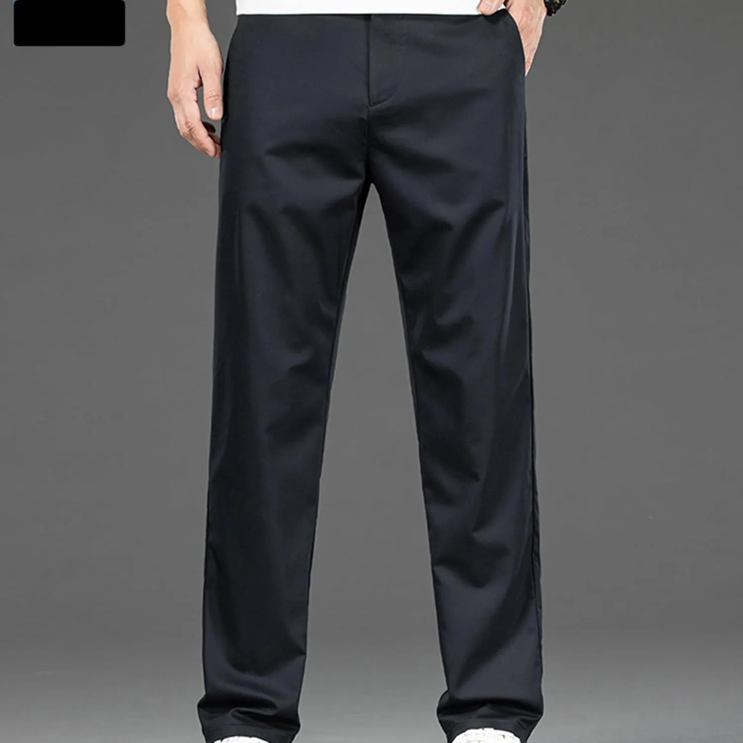 Mens Stretch Dress Pants Business Casual Formal Suit Work Pants Regular Fit Wrinkle Free Slim Fit Tapered Trousers