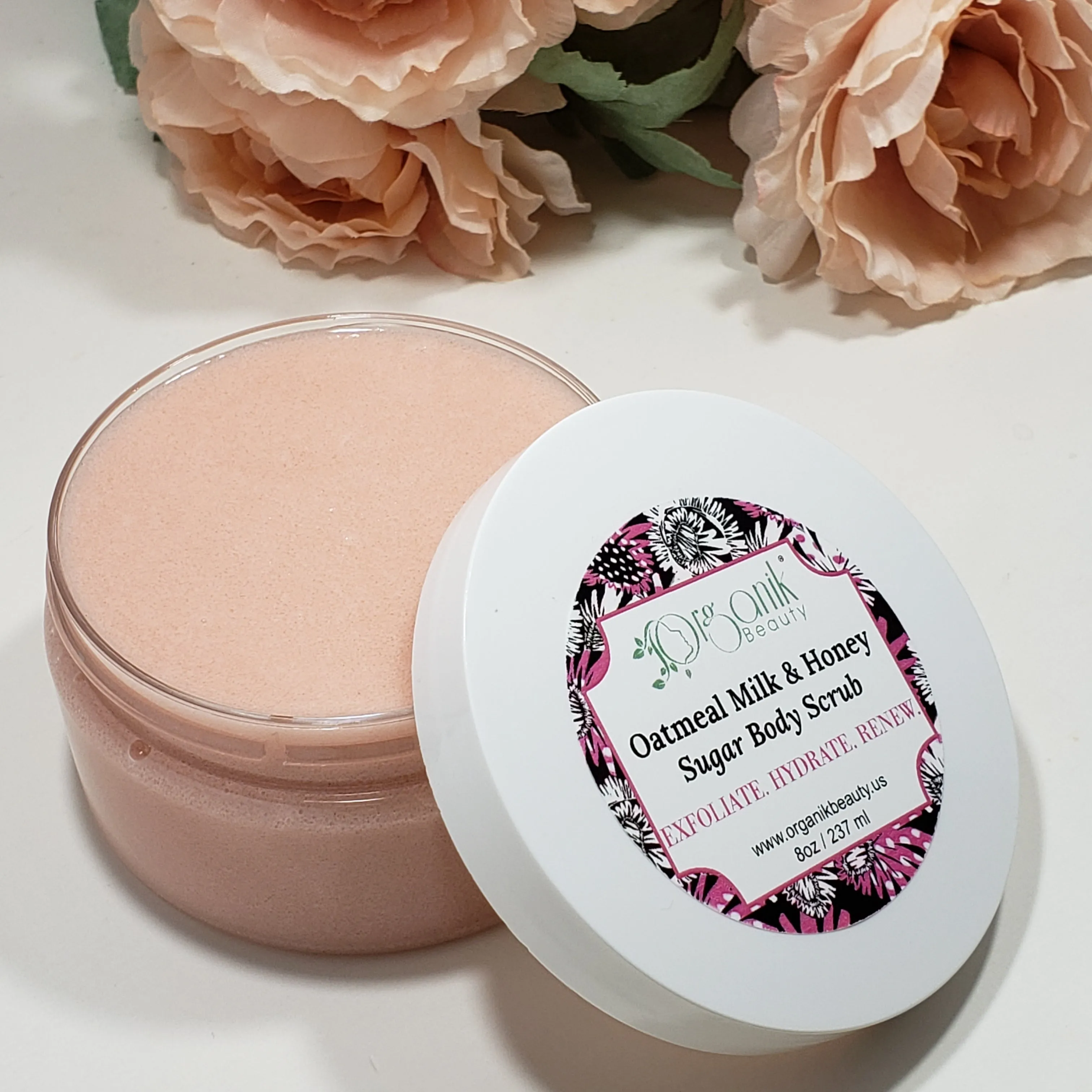 Oatmeal Milk and Honey Whipped Sugar Body Scrub 8 oz