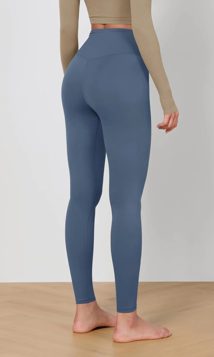 ODODOS 2 Pack Buttery Soft Cross Waist Leggings for Women, ODCLOUD 25" / 28" Crossover Lounge Yoga Pants