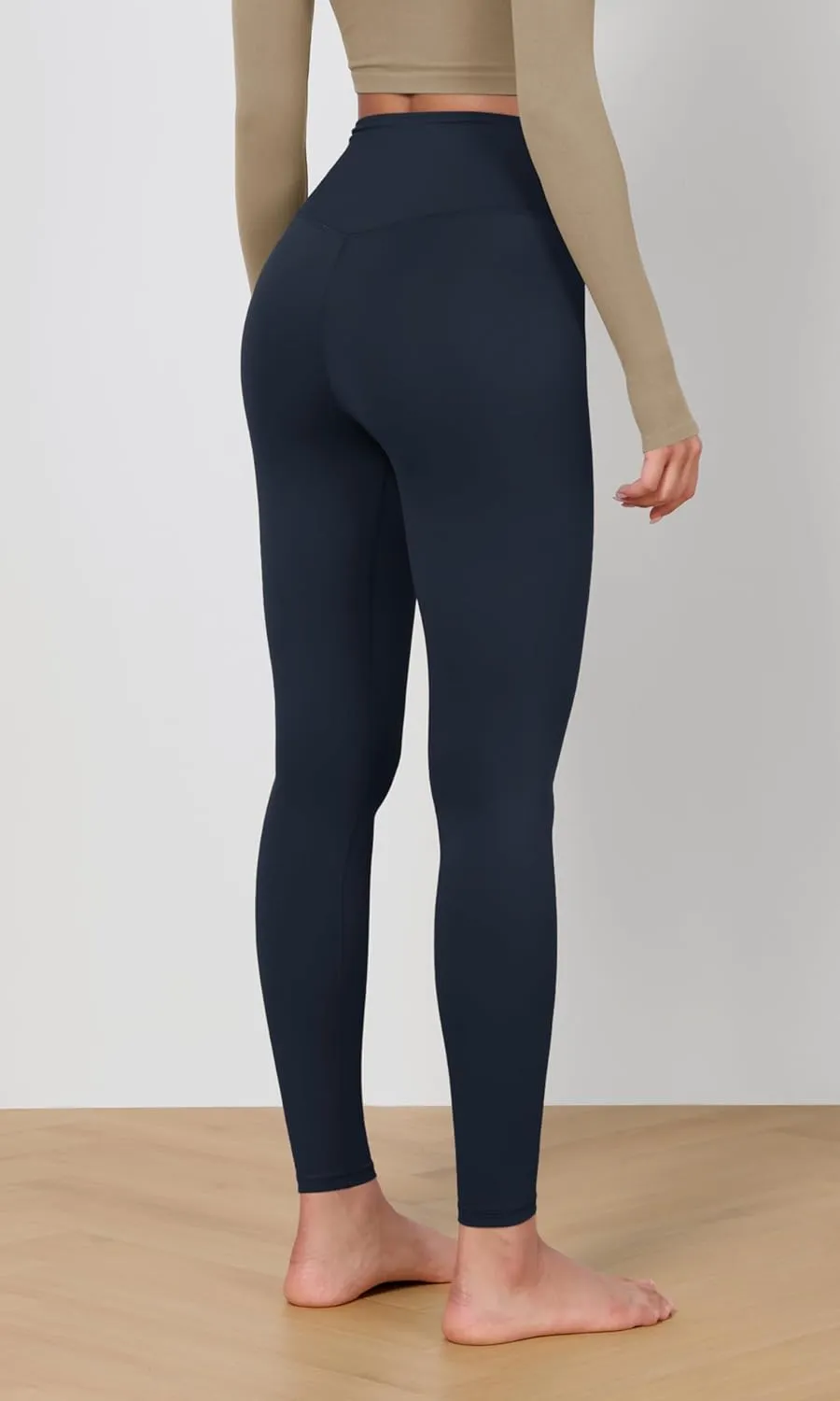 ODODOS 2 Pack Buttery Soft Cross Waist Leggings for Women, ODCLOUD 25" / 28" Crossover Lounge Yoga Pants