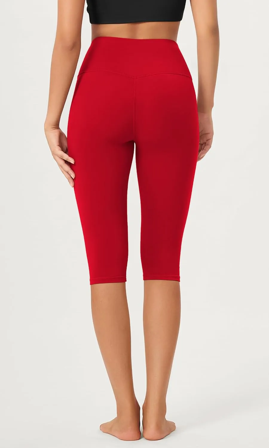 ODODOS ODCLOUD Buttery Soft Lounge Yoga Capris for Women, 14" / 19" / 21" High Waist Capri Leggings