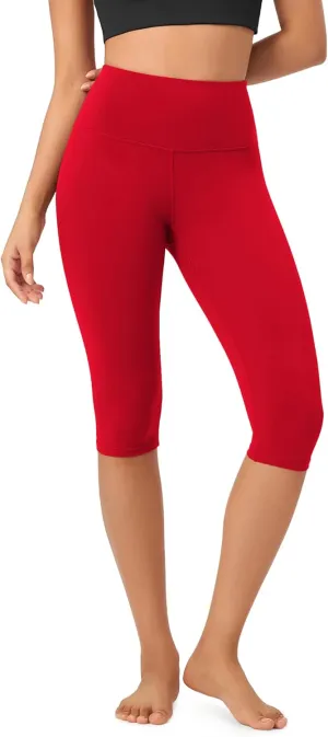 ODODOS ODCLOUD Buttery Soft Lounge Yoga Capris for Women, 14" / 19" / 21" High Waist Capri Leggings