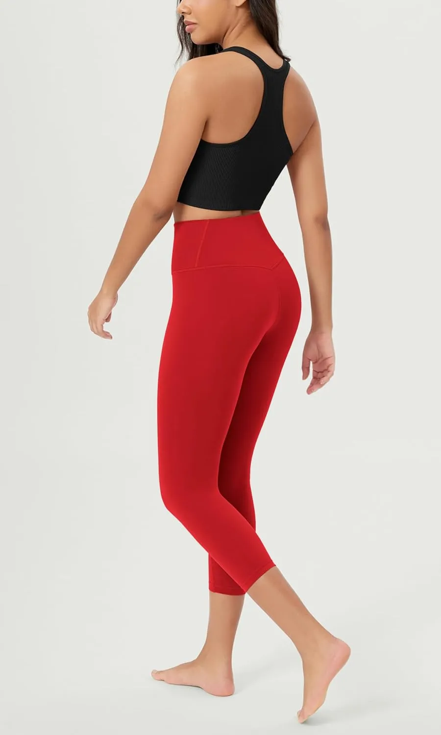 ODODOS ODCLOUD Crossover 7/8 Leggings with Back Pocket for Women, 23" / 25" / 28" V High Wasit Lounge Yoga Pants