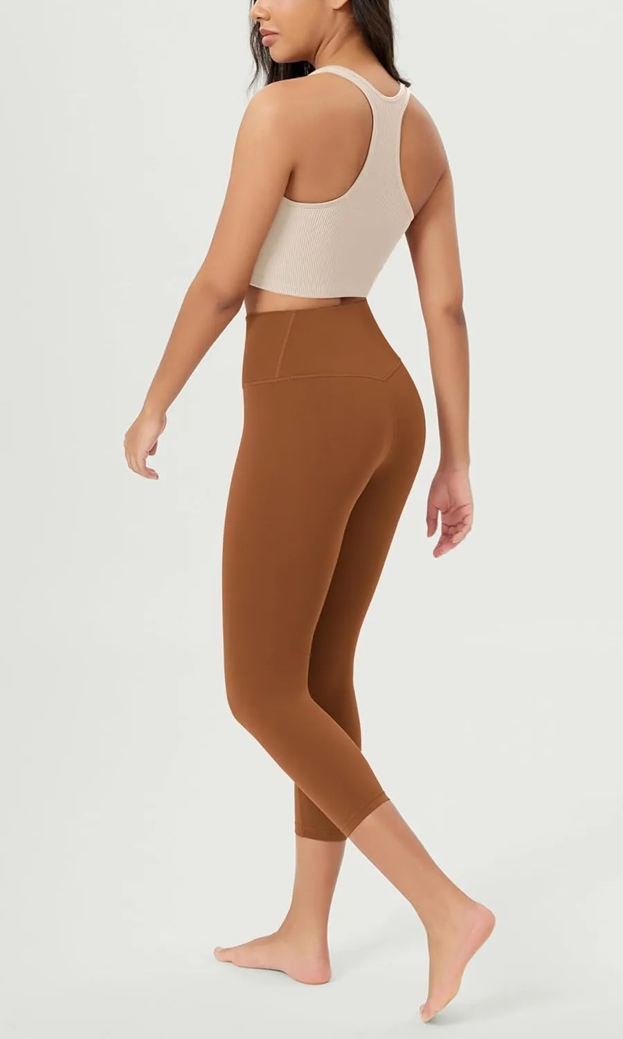 ODODOS ODCLOUD Crossover 7/8 Leggings with Back Pocket for Women, 23" / 25" / 28" V High Wasit Lounge Yoga Pants