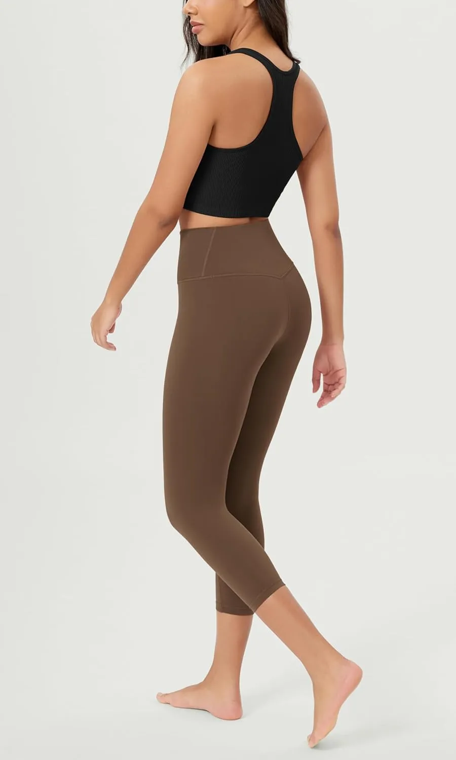 ODODOS ODCLOUD Crossover 7/8 Leggings with Back Pocket for Women, 23" / 25" / 28" V High Wasit Lounge Yoga Pants