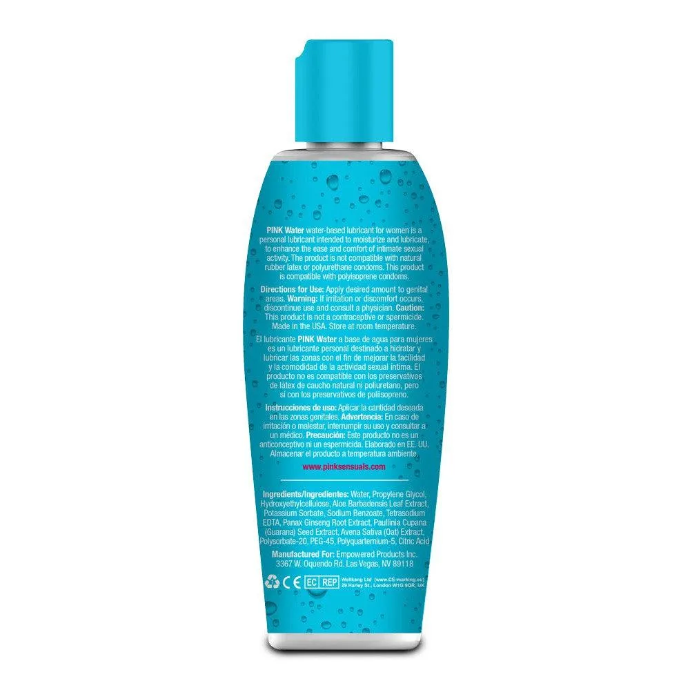 Pink Water Based Lubricant for Women - 4.7 Oz.  / 140 ml