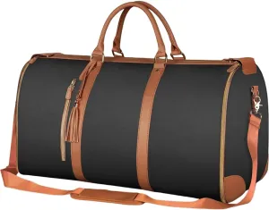 Portable Multipurpose Travel Bag for Suits and Luggage Waterproof PU Garment Bag