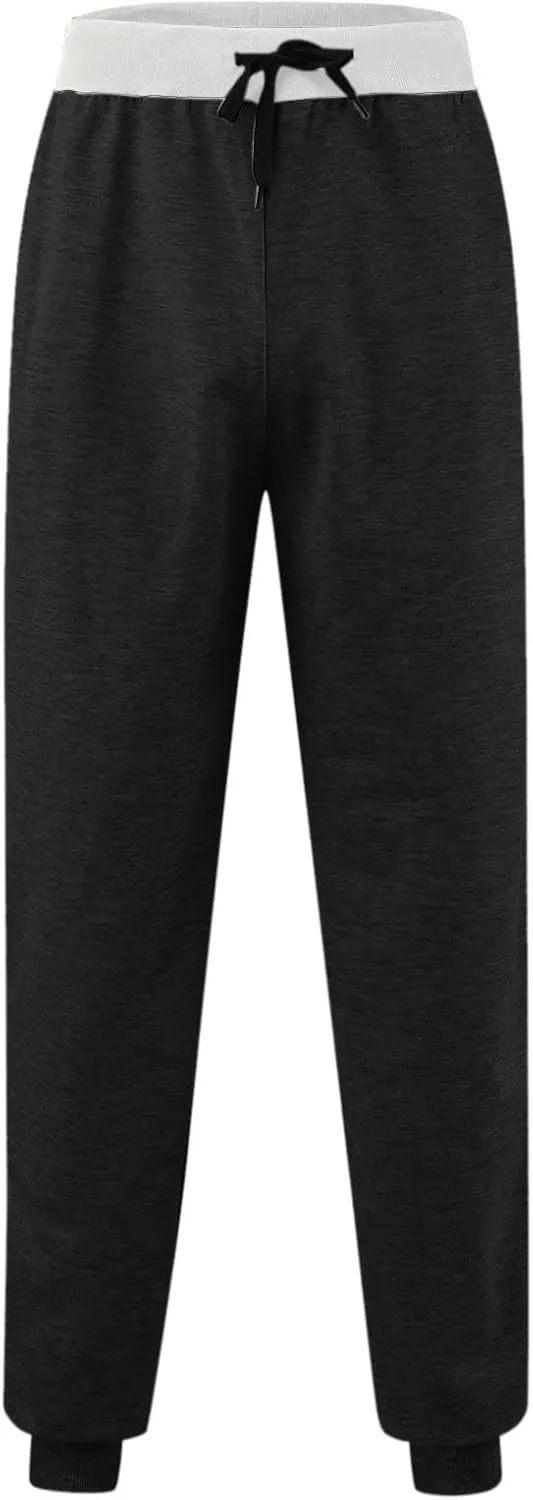 sdbrld Sweatpants For Men Mens Cotton Sport Joggers Solid Drawstring Cargo Pants Casual Hiking Running Sweatpants Trousers