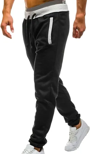 sdbrld Sweatpants For Men Mens Cotton Sport Joggers Solid Drawstring Cargo Pants Casual Hiking Running Sweatpants Trousers