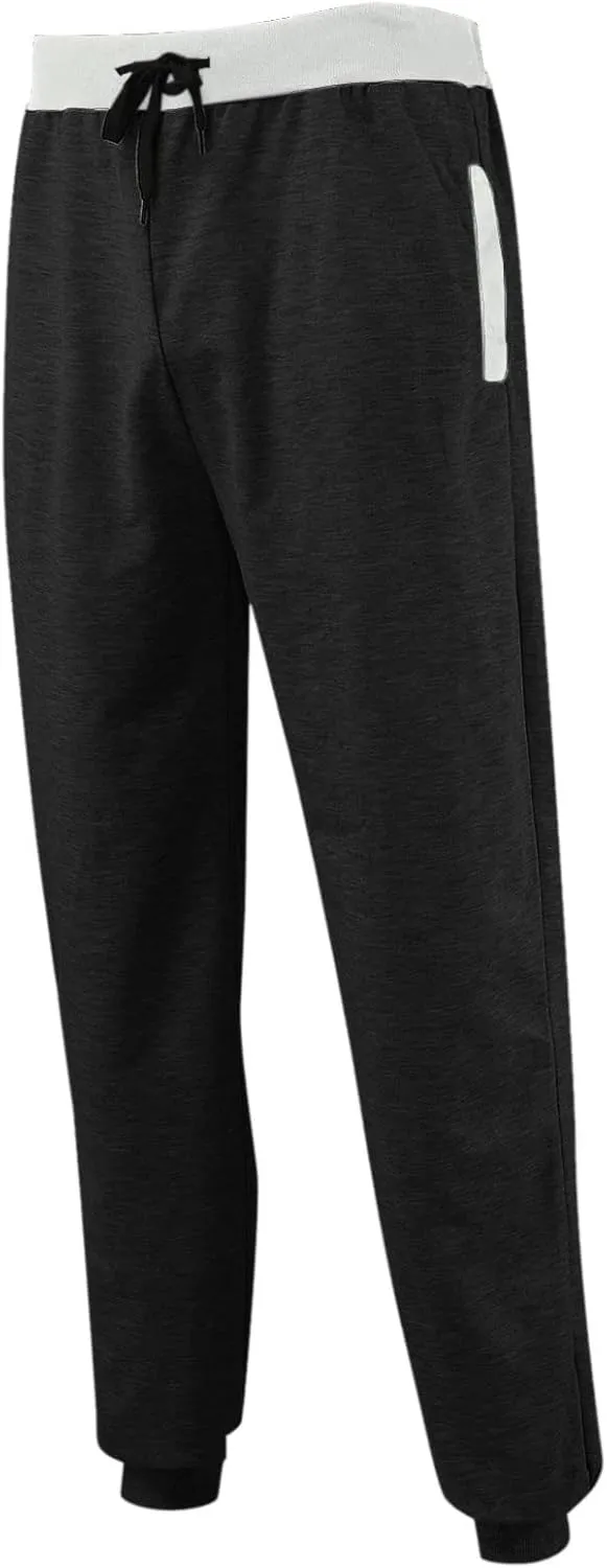 sdbrld Sweatpants For Men Mens Cotton Sport Joggers Solid Drawstring Cargo Pants Casual Hiking Running Sweatpants Trousers