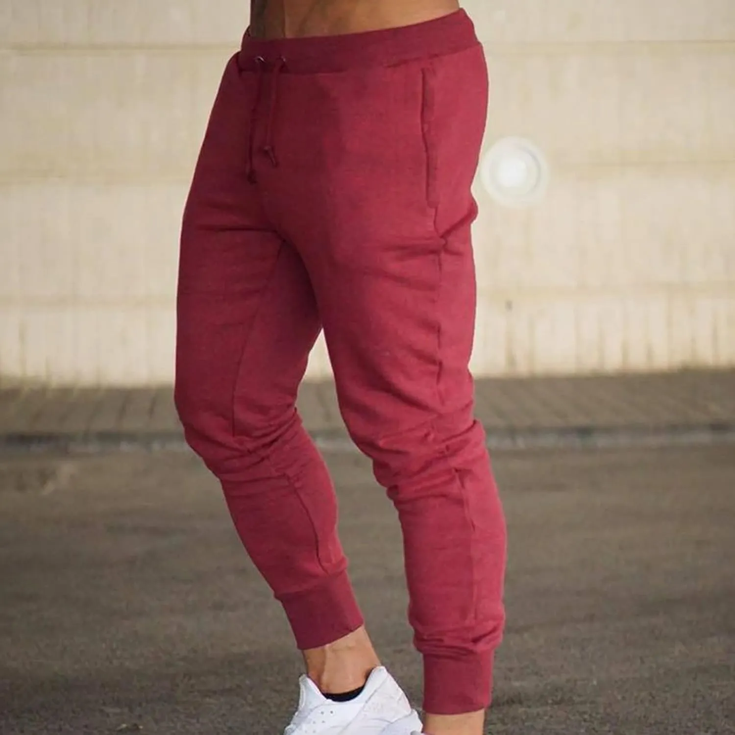 sdbrld Sweatpants For Men Men's Joggers Pants Athletic Drawstring Pocket Cargo Pants Fashion Hiking Outdoor Track Sweatpants
