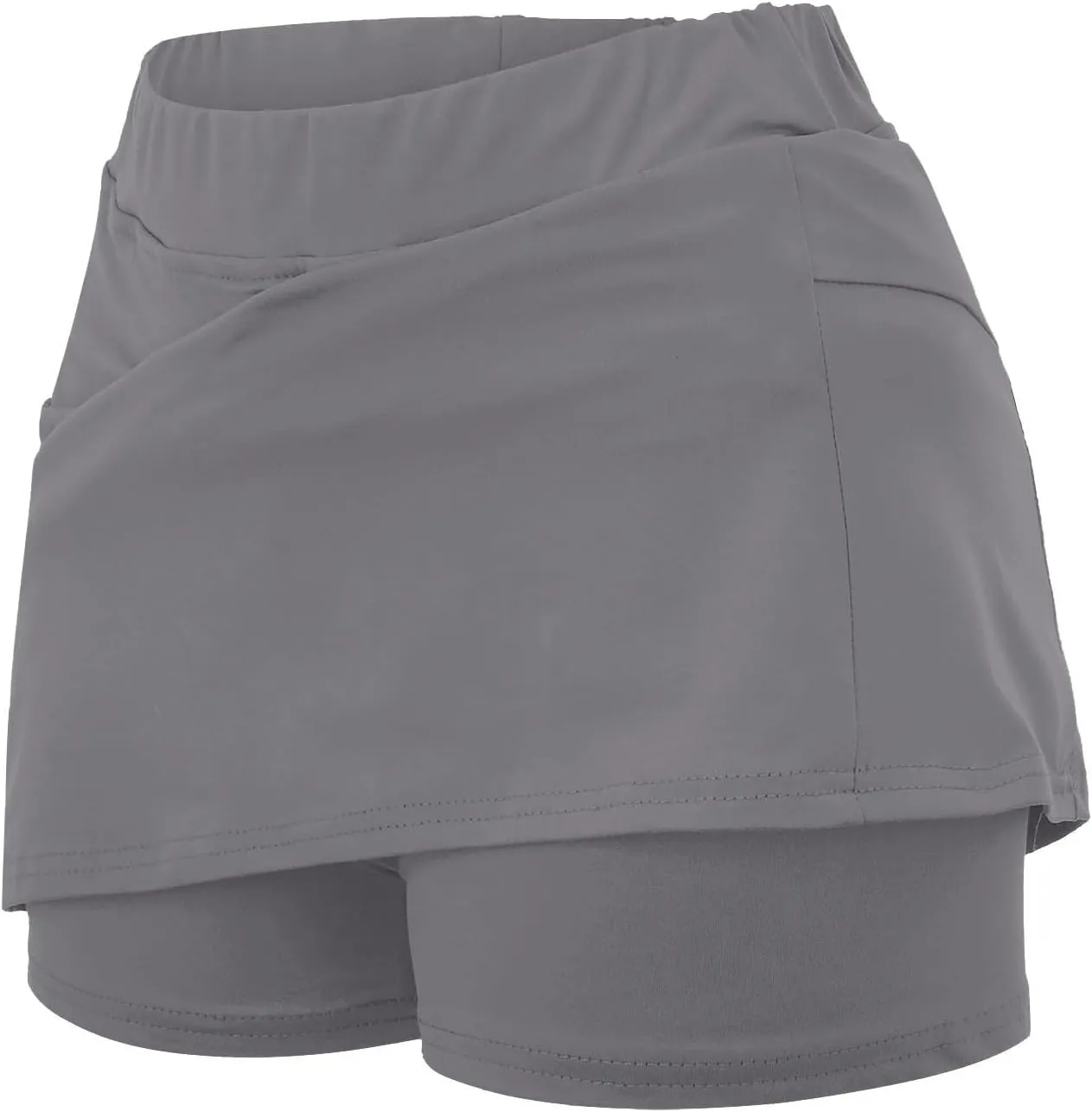 Skorts for Women Dressy Casual High Waisted Skorts Tummy Control Athletic Inner Shorts for Sports Running Tennis