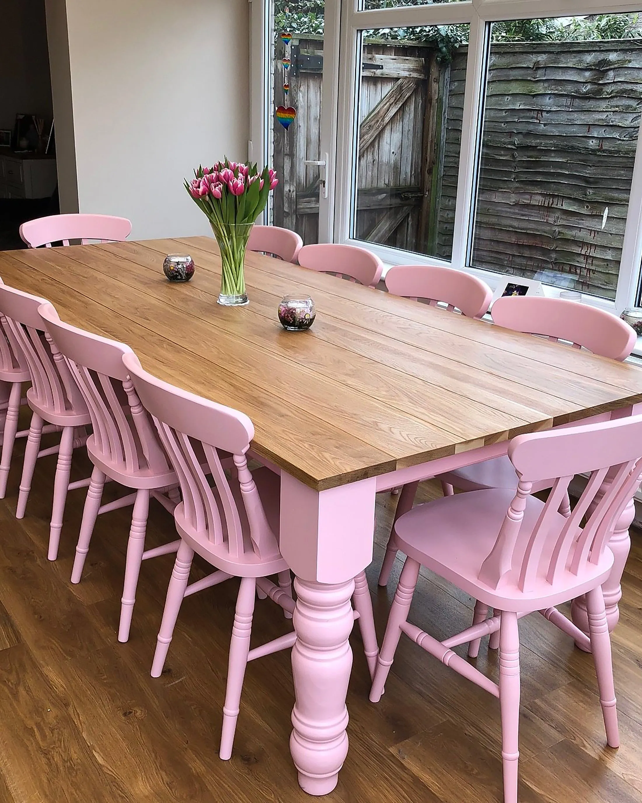 Slat Back Dining Set