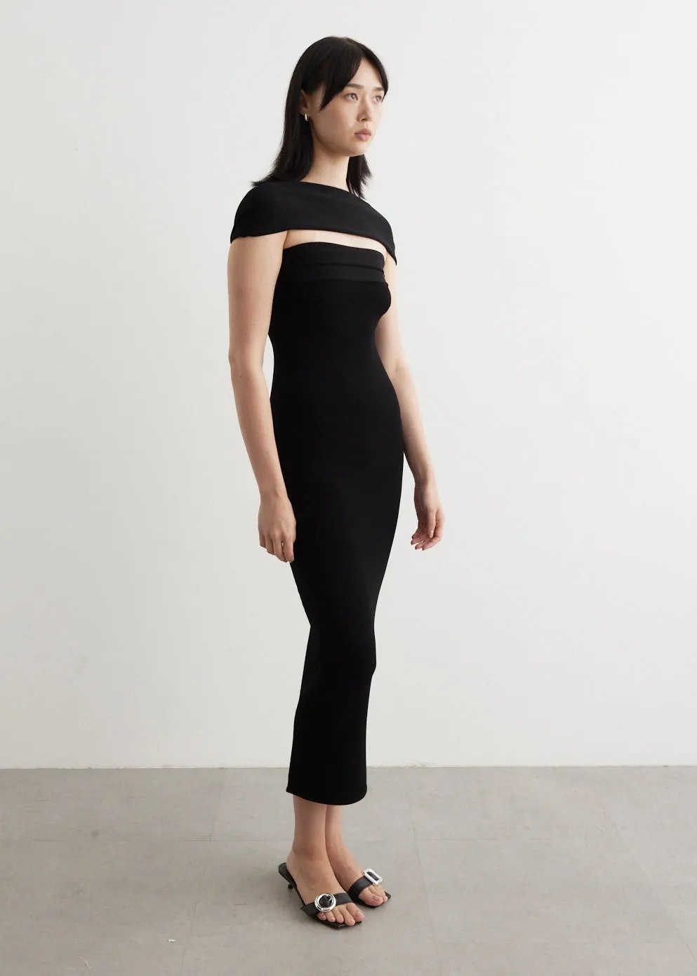 Slip-Through Knit Dress