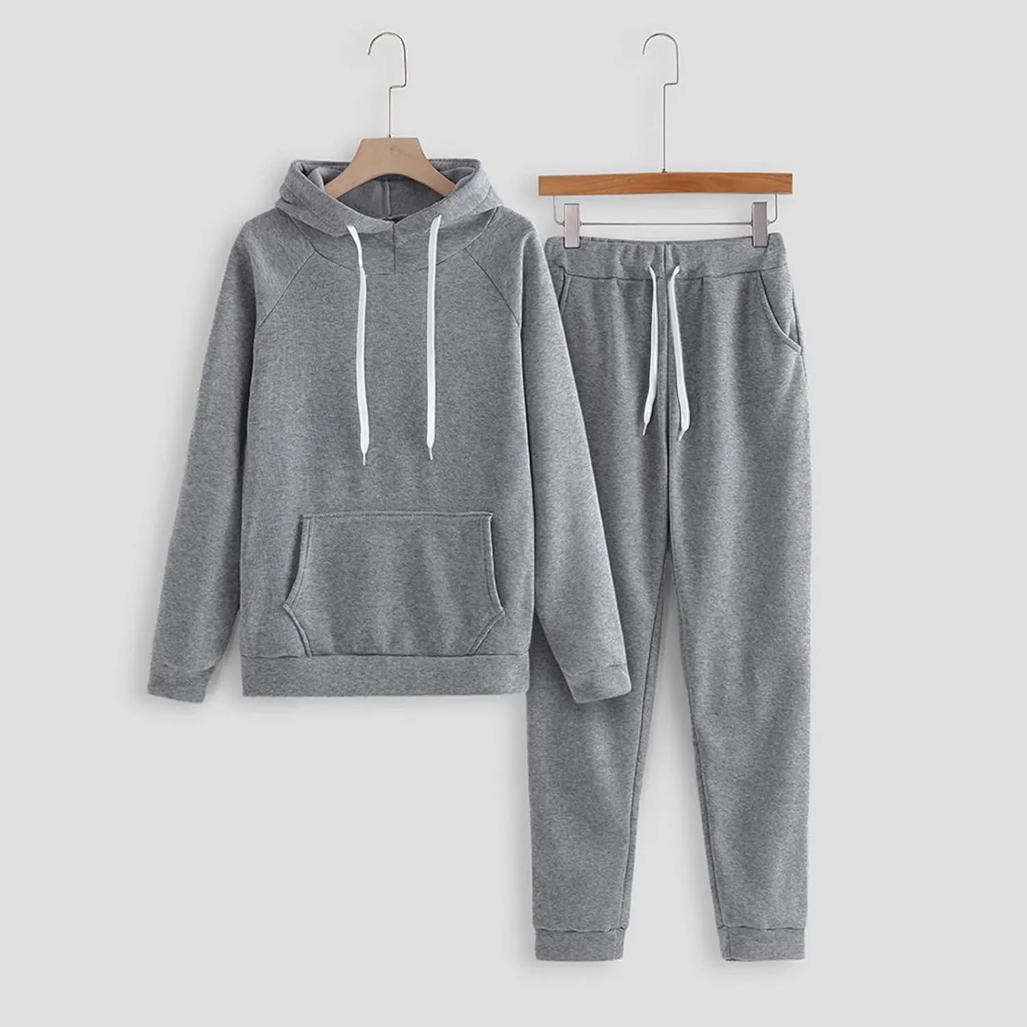 Sweatsuit for Women 2 Piece Long Sleeve Crewneck Winter Lounge Long Sleeve Shirts Yoga Pants Sweatsuits