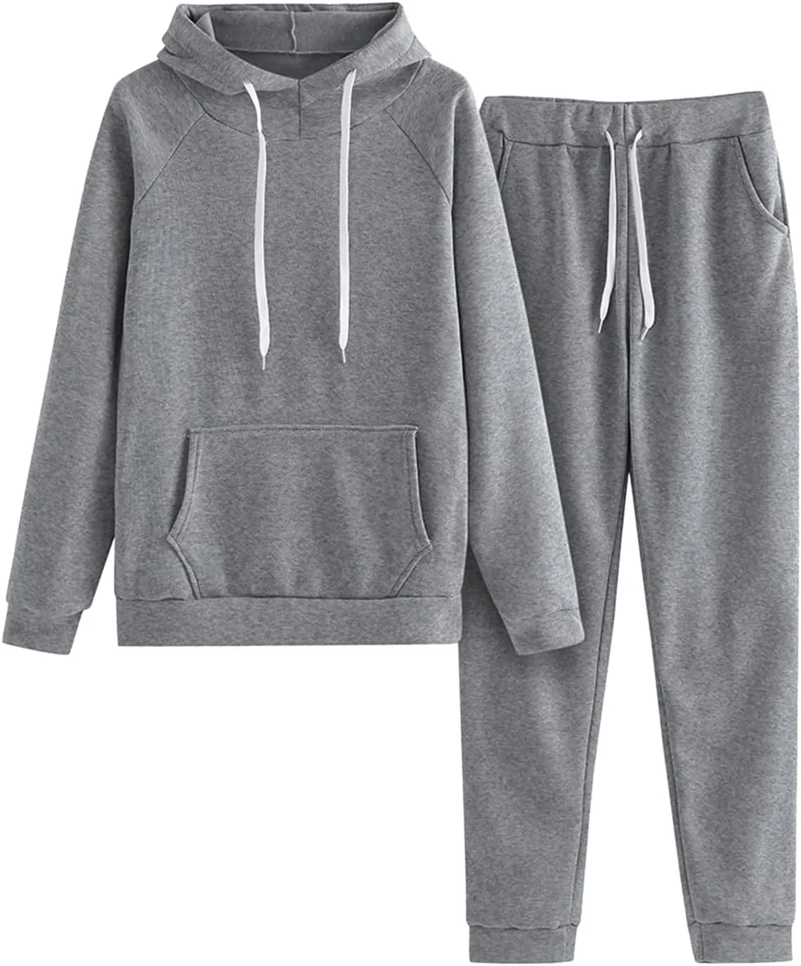 Sweatsuit for Women 2 Piece Long Sleeve Crewneck Winter Lounge Long Sleeve Shirts Yoga Pants Sweatsuits