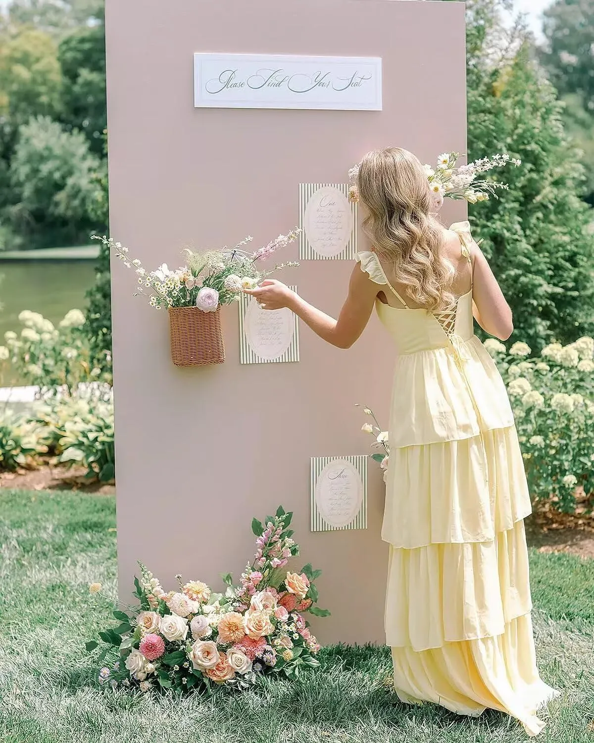 Tiered Ruffles Bridesmaid Dresses with Slit for Women 2025 Chiffon Formal Evening Party Dresses KN032