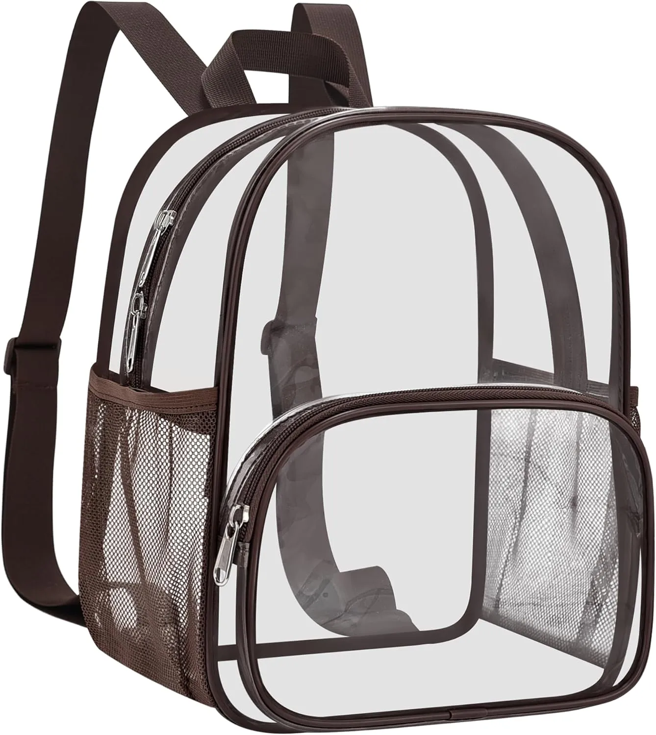 USPECLARE Clear Backpack for Stadium Events Small Clear Backpack 11.5x9.5x6 for Concert Sport Events Work Travel