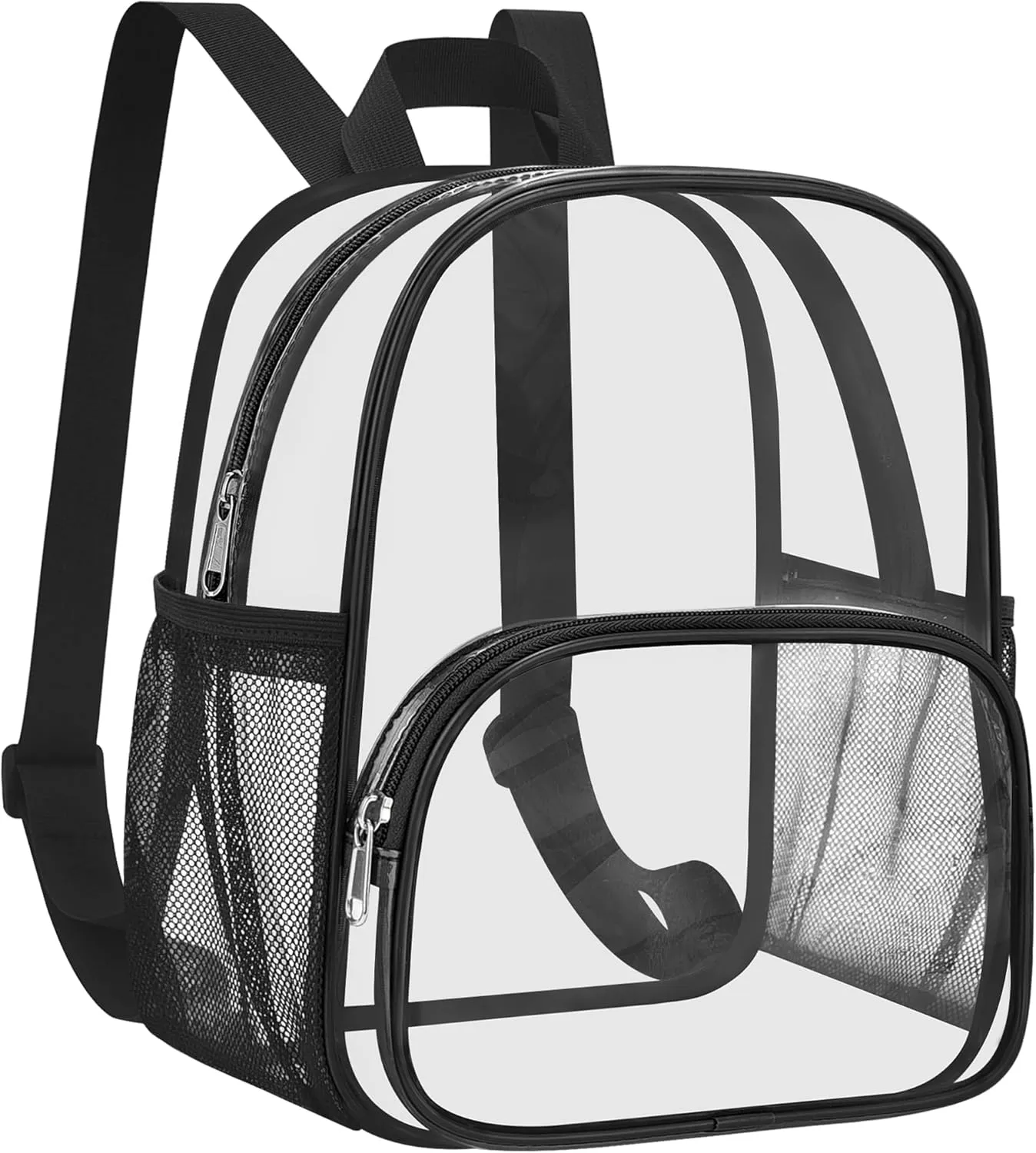 USPECLARE Clear Backpack for Stadium Events Small Clear Backpack 11.5x9.5x6 for Concert Sport Events Work Travel