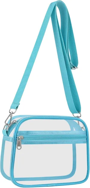 USPECLARE Clear Bag for Stadium Events Clear Purse for Women and Men for Sports Events Concerts Festivals