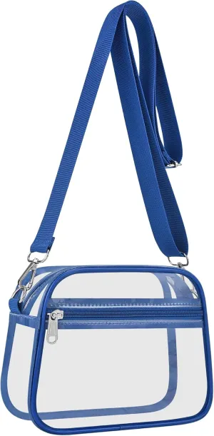 USPECLARE Clear Bag for Stadium Events Clear Purse for Women and Men for Sports Events Concerts Festivals