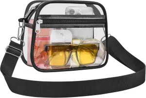USPECLARE Clear Bag for Stadium Events Clear Purse for Women and Men for Sports Events Concerts Festivals