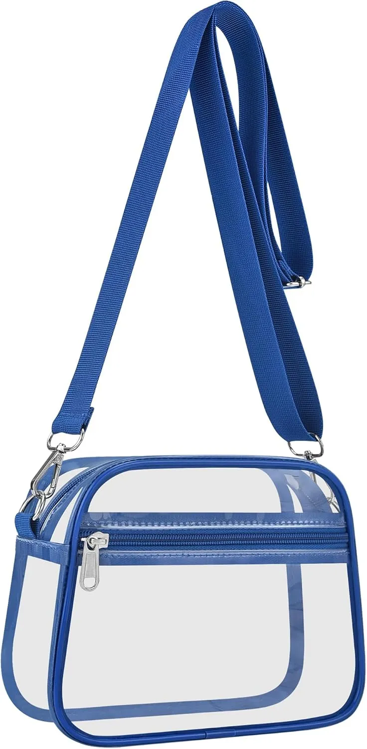 USPECLARE Clear Bag for Stadium Events Clear Purse for Women and Men for Sports Events Concerts Festivals