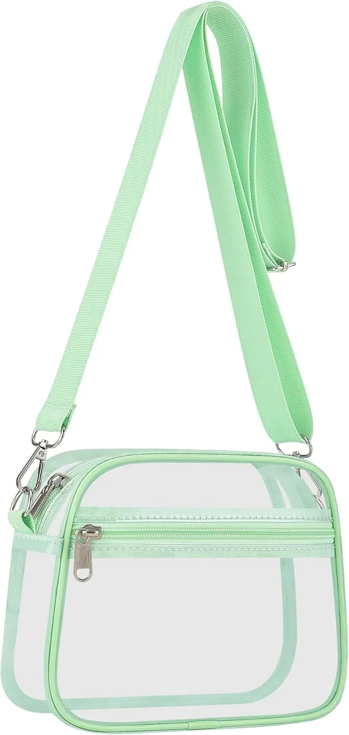 USPECLARE Clear Bag for Stadium Events Clear Purse for Women and Men for Sports Events Concerts Festivals