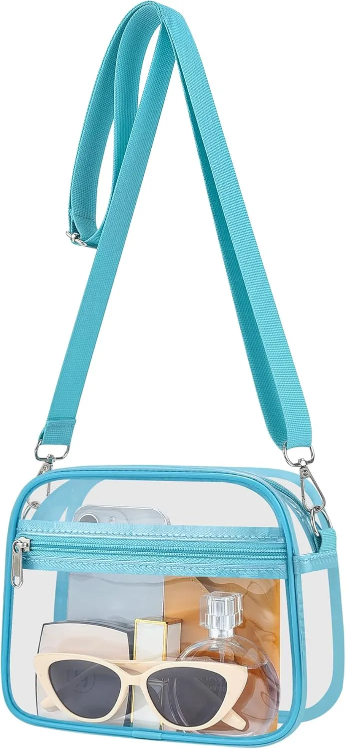 USPECLARE Clear Bag for Stadium Events Clear Purse for Women and Men for Sports Events Concerts Festivals