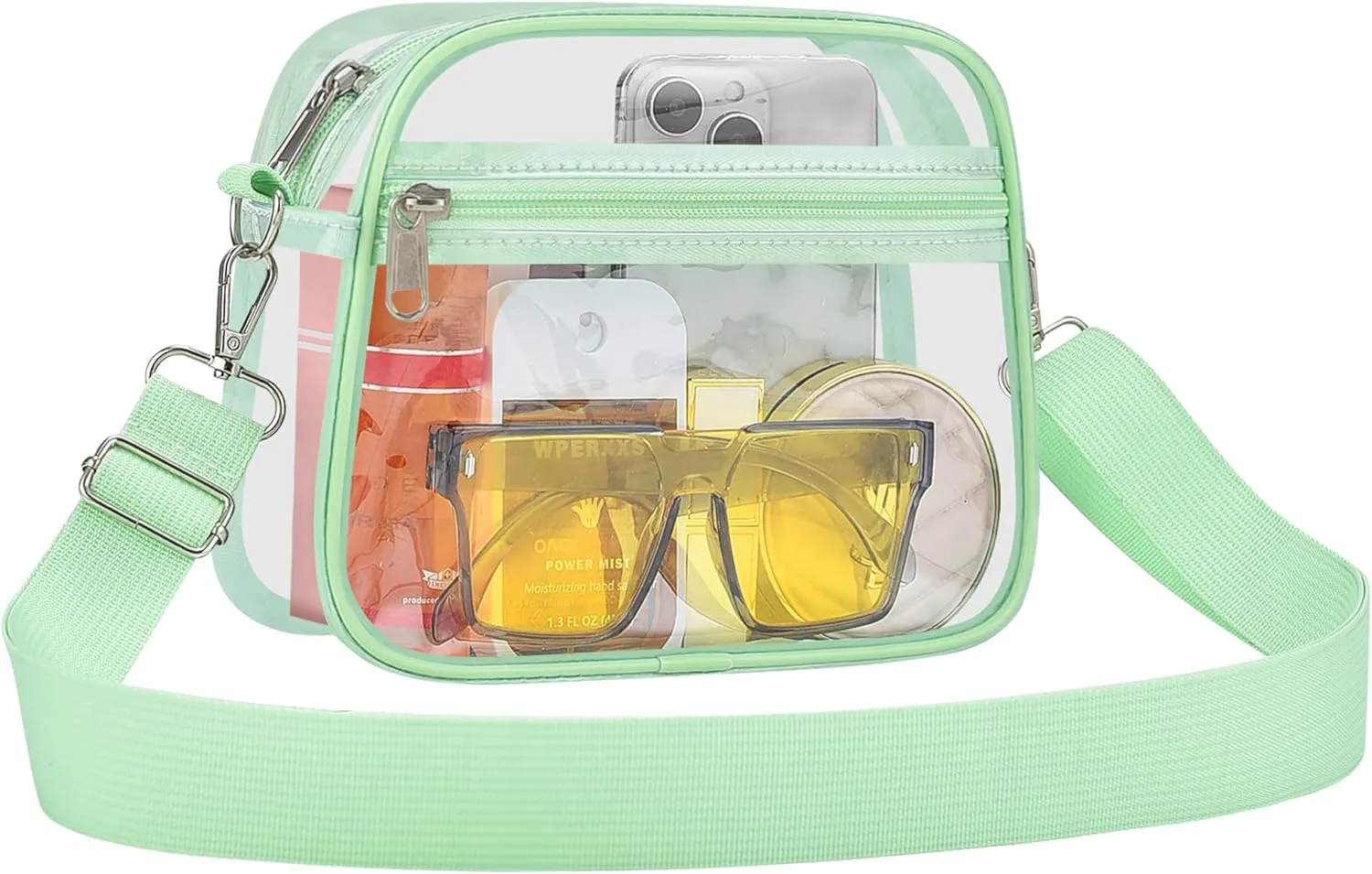 USPECLARE Clear Bag for Stadium Events Clear Purse for Women and Men for Sports Events Concerts Festivals