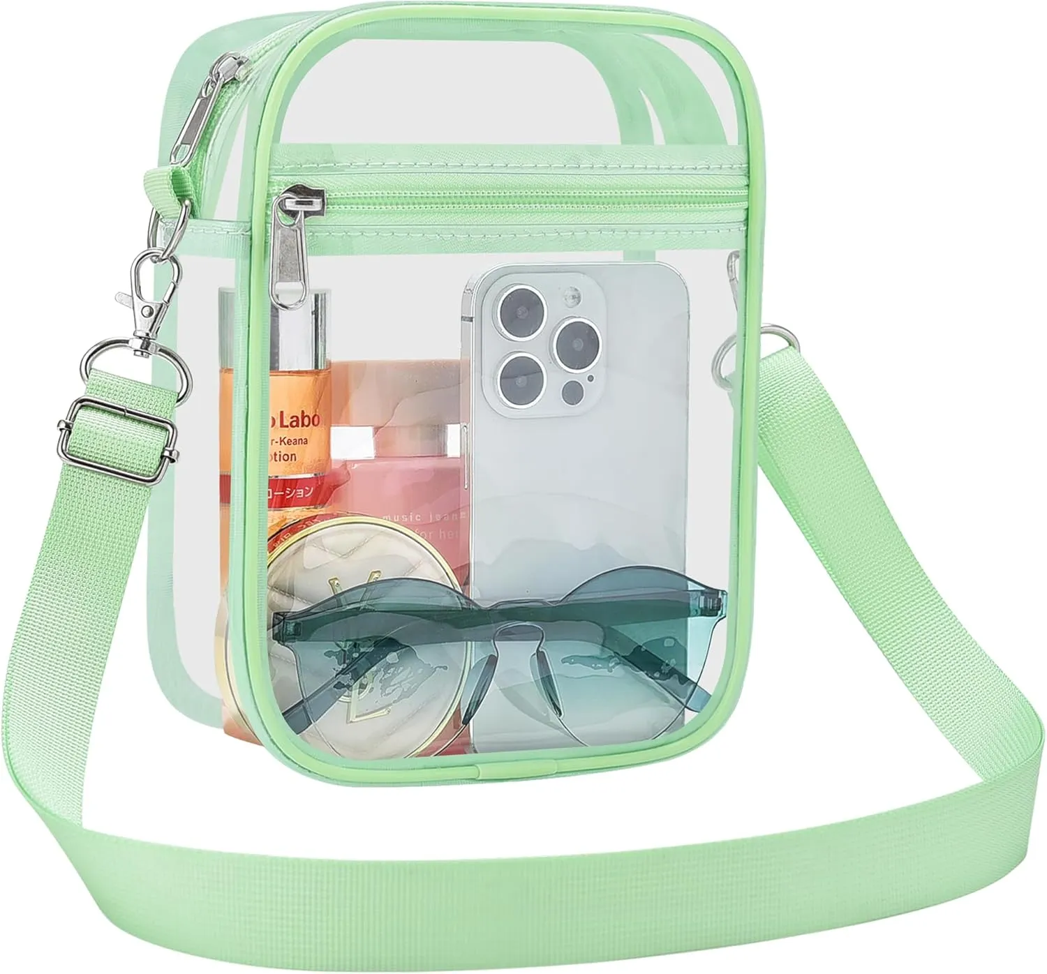 USPECLARE Clear Purse Stadium Approved CrossBody Bag for Men and Women