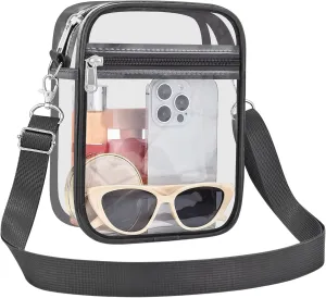 USPECLARE Clear Purse Stadium Approved CrossBody Bag for Men and Women