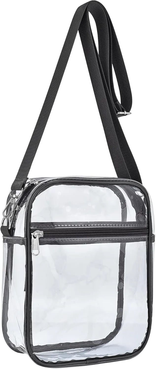 USPECLARE Clear Purse Stadium Approved CrossBody Bag for Men and Women