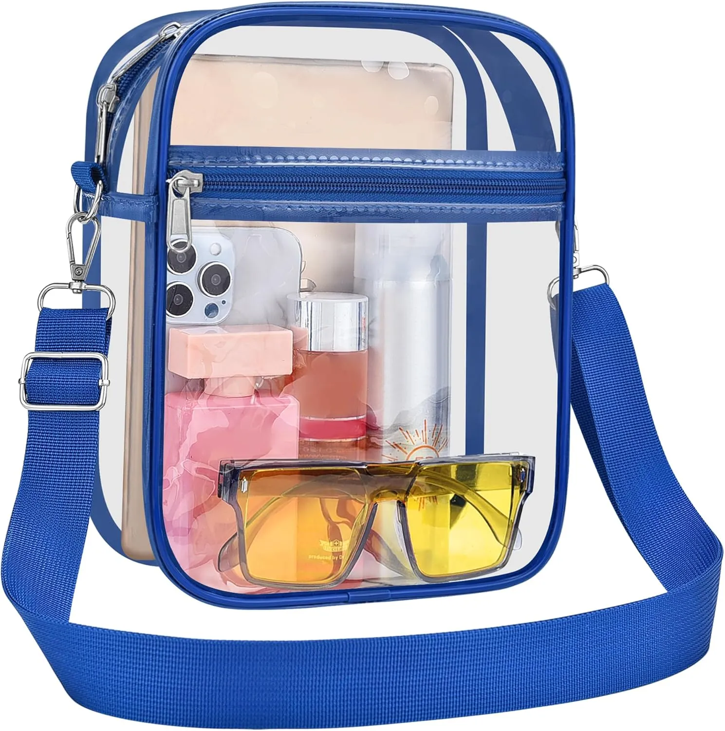 USPECLARE Clear Purse Stadium Approved CrossBody Bag for Men and Women