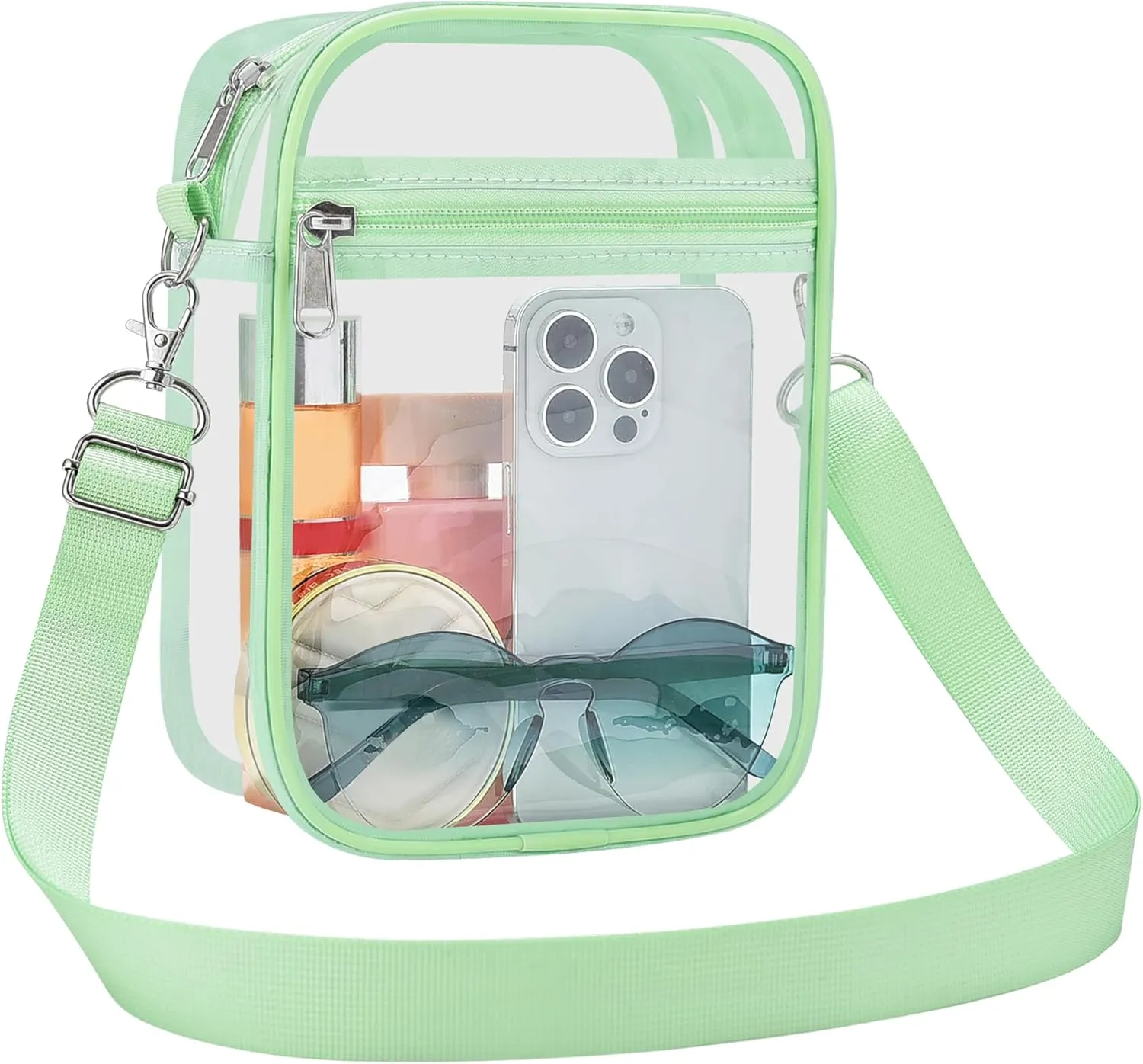 USPECLARE Clear Purse Stadium Approved CrossBody Bag for Men and Women