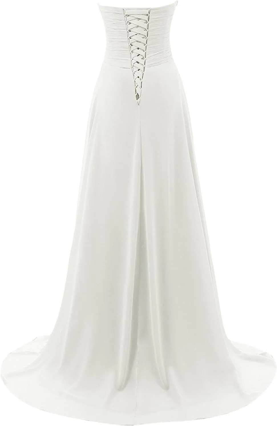 Wedding Dresses for Women Chiffon Bride Dresses Sweetheart Evening Dress Strapless Bridal Gown